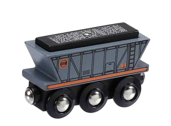 coal hopper wooden train wagon