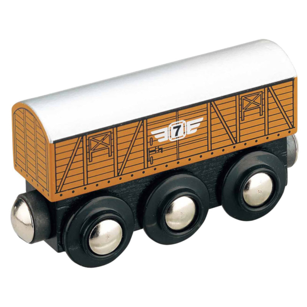 stock wooden train wagon