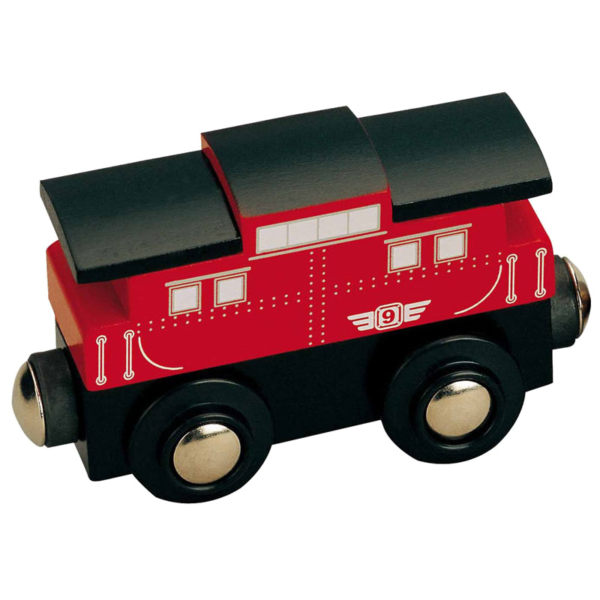 caboose wooden train wagon