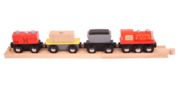 freight wooden train