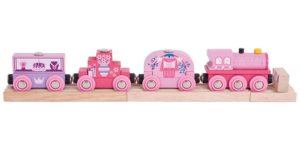 princess wooden train