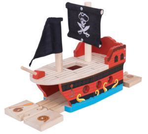 wooden pirate galleon