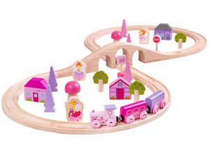fairy figure of eight wooden train set