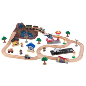 Bucket Top Mountain Wooden Train Set