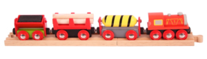 supplies wooden train
