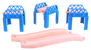 wooden construction support set