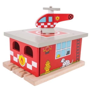 wooden fire station shed